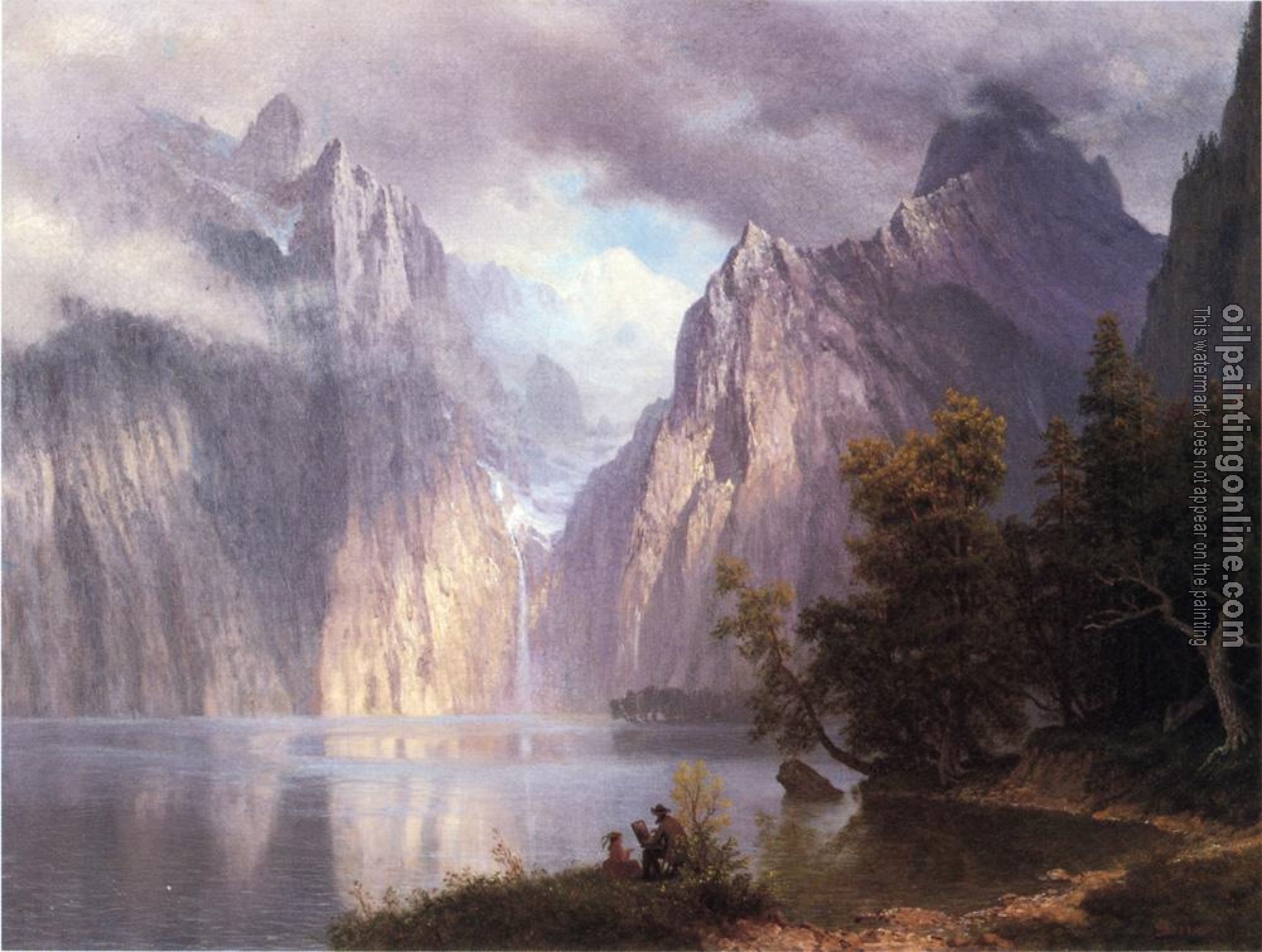 Bierstadt, Albert - Scene in the Sierra Nevada